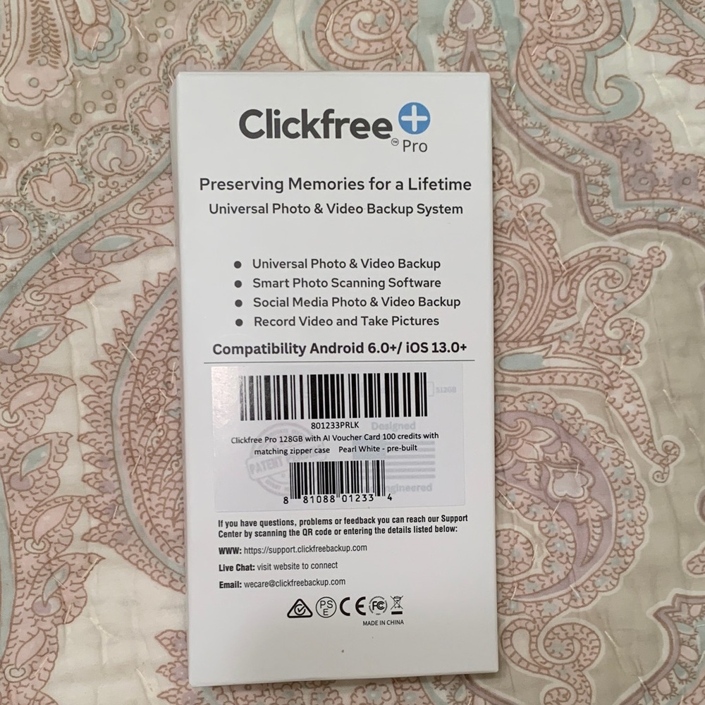 Clickfree Pro USB Backup Drive - Silver - Picture 4 of 4
